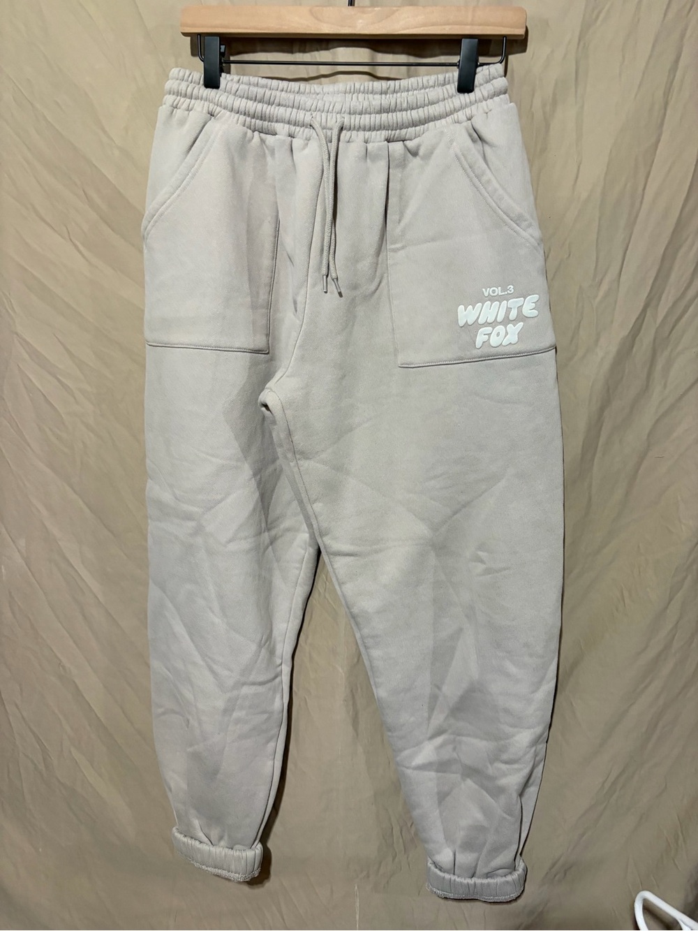 White fox joggers